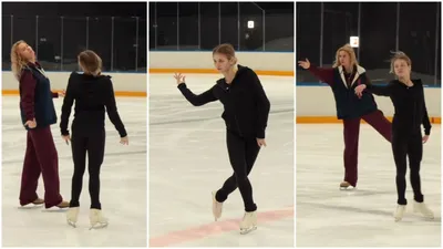 тренер Этери Тутберидзе, фигуристка Александра Трусова, фото - Новости Zakon.kz от 26.03.2026 17:47