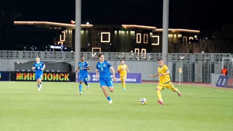 "Туркестан Арена" приняла первый матч под эгидой УЕФА и собрала полный стадион