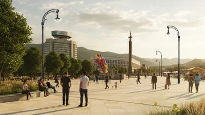 улица в Алматы, фото - Новости Zakon.kz от 27.03.2026 17:10