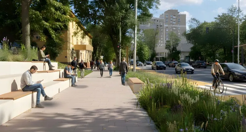 улица в Алматы, фото - Новости Zakon.kz от 27.03.2026 17:10