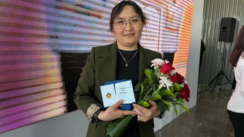 Журналист Zakon.kz Оксана Даирова отмечена высокой государственной наградой