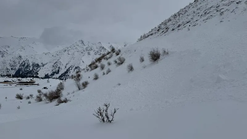 Об опасности схода лавин предупредило МЧС