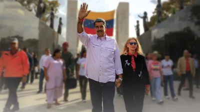 Николас Мадуро и Силия Флорес, фото - Новости Zakon.kz от 29.03.2026 11:54