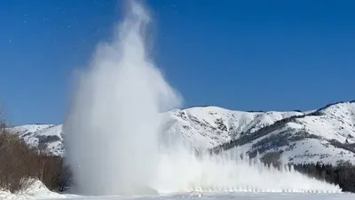 взрыв реки в Казахстане, фото - Новости Zakon.kz от 30.03.2026 14:31