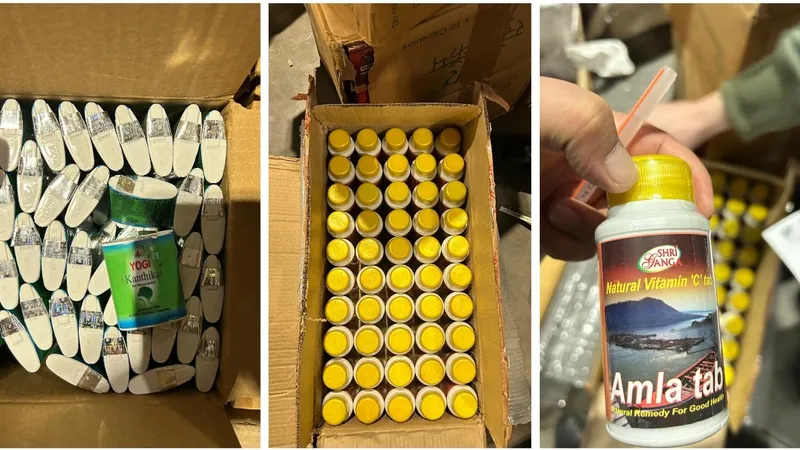 В Алматы завезли более тонны лекарств из Индии под видом косметики