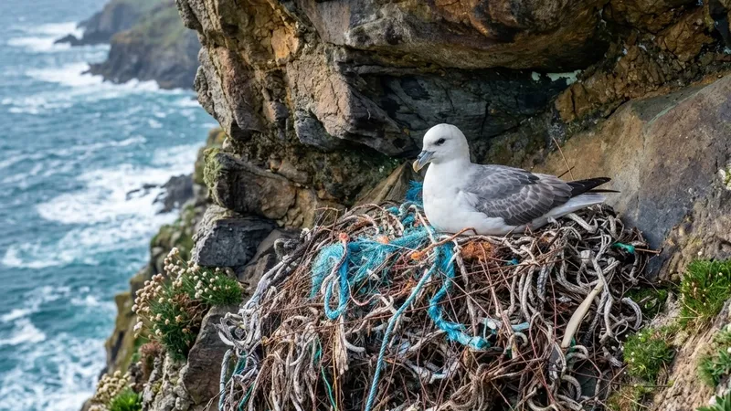 Окурки, пластик и проволока: зачем птицы строят гнезда из мусора