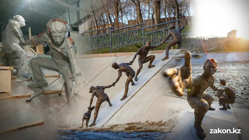 Память о героизме: как создавали нашумевшую скульптуру в Алматы