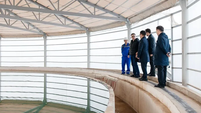 В Атырау завершено строительство крупнейшей водоочистительной станции