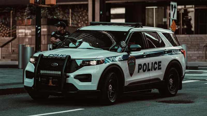 Женщина в наручниках выбралась через окно полицейской машины – момент попал на видео