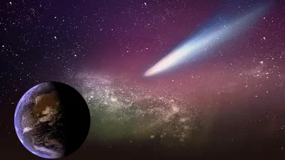 комета в космосе, фото - Новости Zakon.kz от 03.04.2026 12:53
