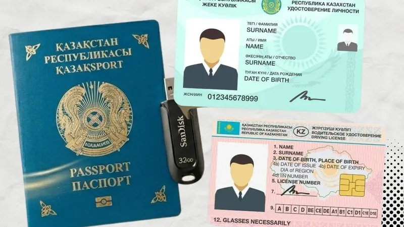 К казахстанцам обратились из-за паспорта, удостоверения, прав и ЭЦП