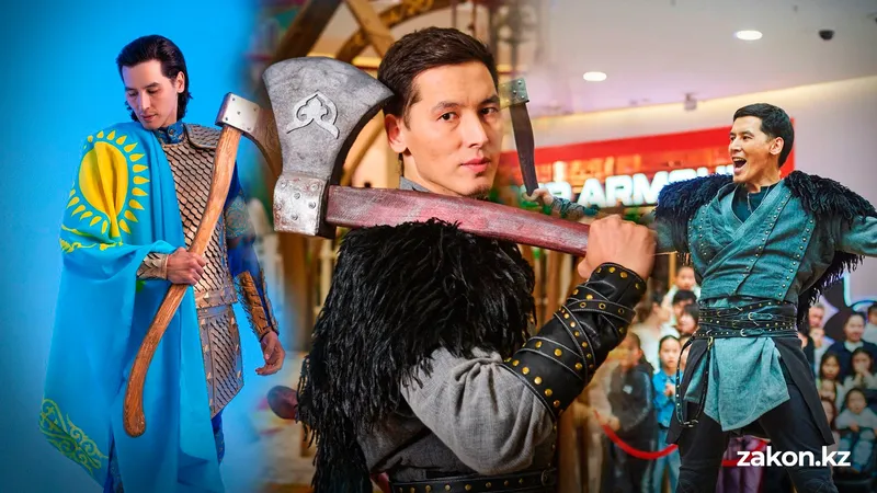 Возвращение айбалта: алматинец показывает зрелищные трюки с топором в разных странах