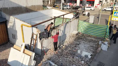 снос постройки в Алматы, фото - Новости Zakon.kz от 03.04.2026 15:59