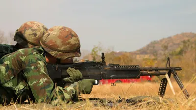 Поле, учения, солдаты, оружие, фото - Новости Zakon.kz от 04.04.2026 06:45