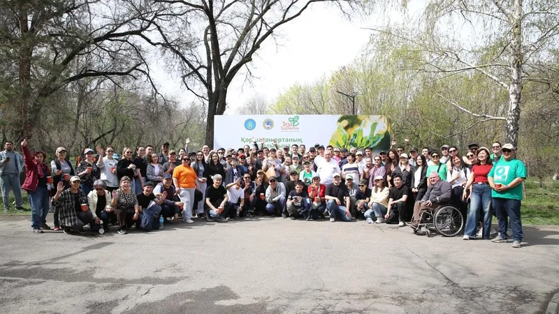 Новая аллея появилась в Алматы