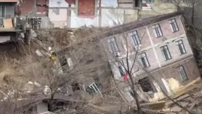 обрушившийся дом, фото - Новости Zakon.kz от 05.04.2026 16:26