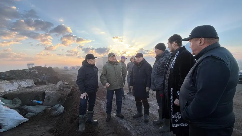 прорыв плотины в Акмолинской области, фото - Новости Zakon.kz от 06.04.2026 11:22