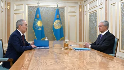глава АФМ, Токаев, Акорда, фото - Новости Zakon.kz от 06.04.2026 15:45