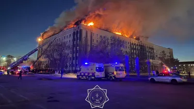 пожар в Актобе, фото - Новости Zakon.kz от 07.04.2026 21:06