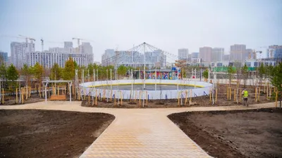 Застройщики Астаны создают общественные пространства, фото - Новости Zakon.kz от 07.04.2026 16:19