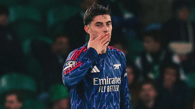 Хавертц на последних секундах вырвал победу "Арсеналу" над "Спортингом"