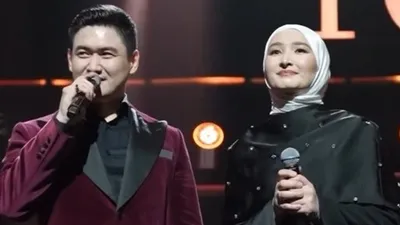 певец Торегали Тореали, его жена Толкын Мырзакимова, фото - Новости Zakon.kz от 08.04.2026 10:52