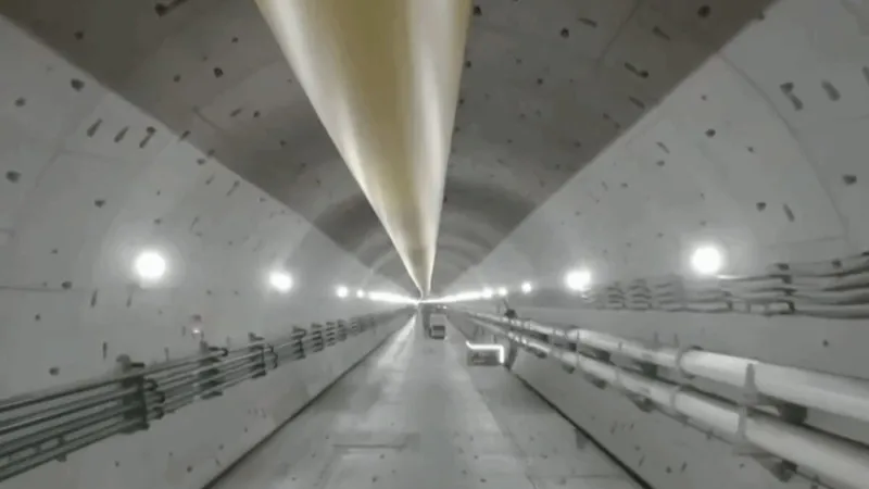 Глубина китайского подводного железнодорожного тоннеля побила рекорды