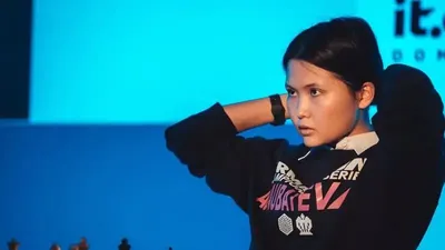 Казахстанская шахматистка Бибисара Асаубаева, фото - Новости Zakon.kz от 10.04.2026 02:30