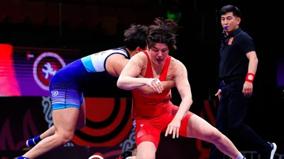 Гульмарал Еркебаева принесла Казахстану медаль в женской борьбе, фото - Новости Zakon.kz от 09.04.2026 20:24