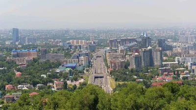 Алматы, вид на город, фото - Новости Zakon.kz от 10.04.2026 18:43