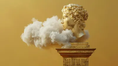 Голова статуи, облако, фото - Новости Zakon.kz от 10.04.2026 08:27