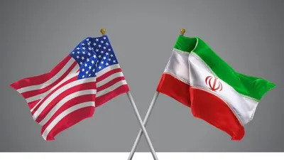 флаги Ирана и США, фото - Новости Zakon.kz от 11.04.2026 14:21