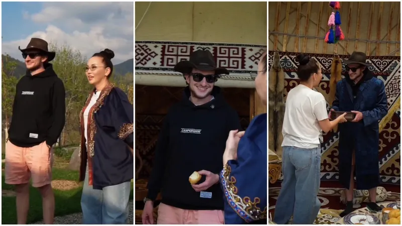 "Наш дом стал достопримечательностью": Баян Алагузова с размахом встретила блогера из США