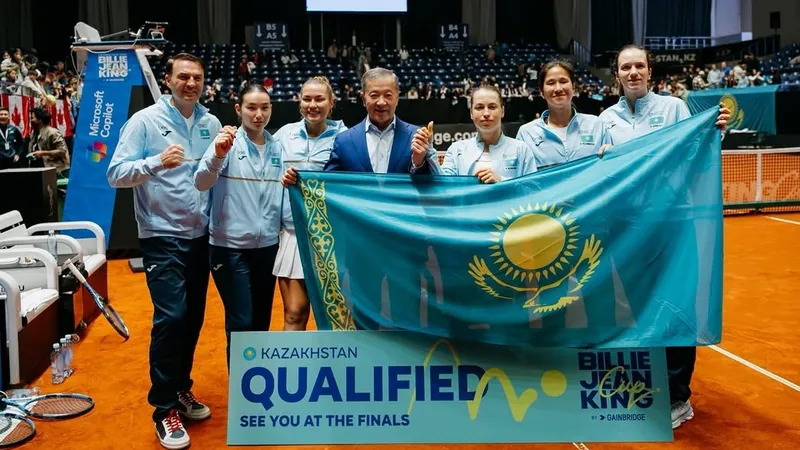 Казахстан ворвался в топ-8 лучших теннисных сборных мира