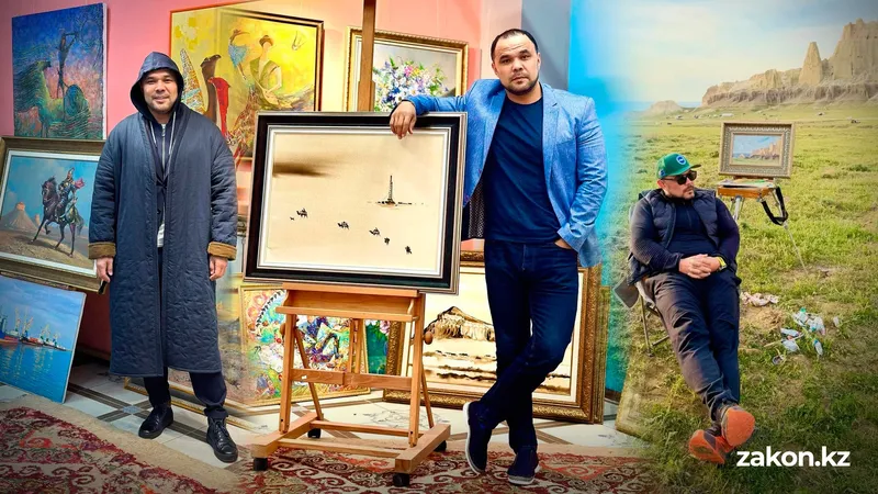 Пленэр среди изумительной красоты: художник из Актау путешествует ради искусства