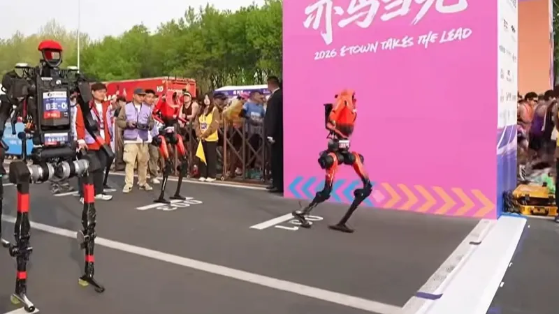 Впервые робот установил рекорд на полумарафоне, обогнав 12 тысяч человек – видео