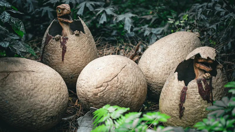 Ученые обнаружили "мегагнездо" динозавров, в котором нашли 256 яиц