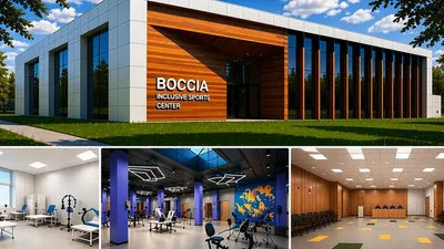 проект нового спортцентра в Кокшетау, фото - Новости Zakon.kz от 22.04.2026 16:22