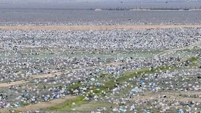 мусор в Мангистау, фото - Новости Zakon.kz от 22.04.2026 10:56