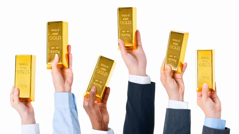 Золото подешевело на 16,5 тысяч тенге