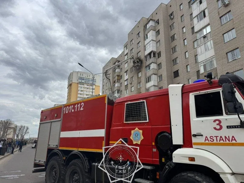 эвакуированы жители из-за огня, фото - Новости Zakon.kz от 25.04.2026 13:23
