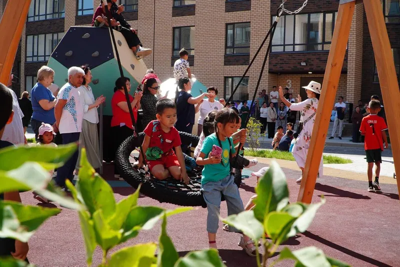 Дети, площадка, фото - Новости Zakon.kz от 16.04.2026 19:22