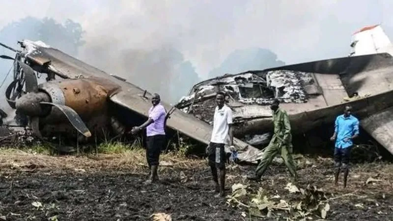 Пассажирский самолет разбился в Южном Судане: все погибли