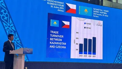 Бизнес-форум, Казахстан, Чехия, Астана , фото - Новости Zakon.kz от 28.04.2026 16:33