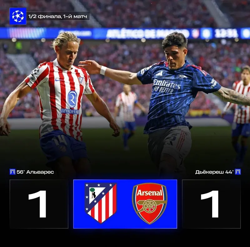 Лига чемпионов , фото - Новости Zakon.kz от 30.04.2026 05:00