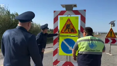 перекрытие трассы Талдыкорган - Алматы, фото - Новости Zakon.kz от 29.04.2026 09:36