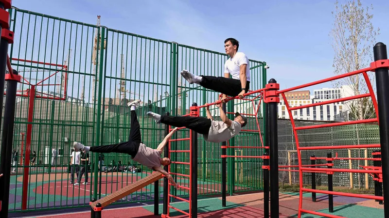 Спортплощадка, спортплощадки, спортивная площадка, спортивные площадки, фото - Новости Zakon.kz от 27.07.2026 10:22