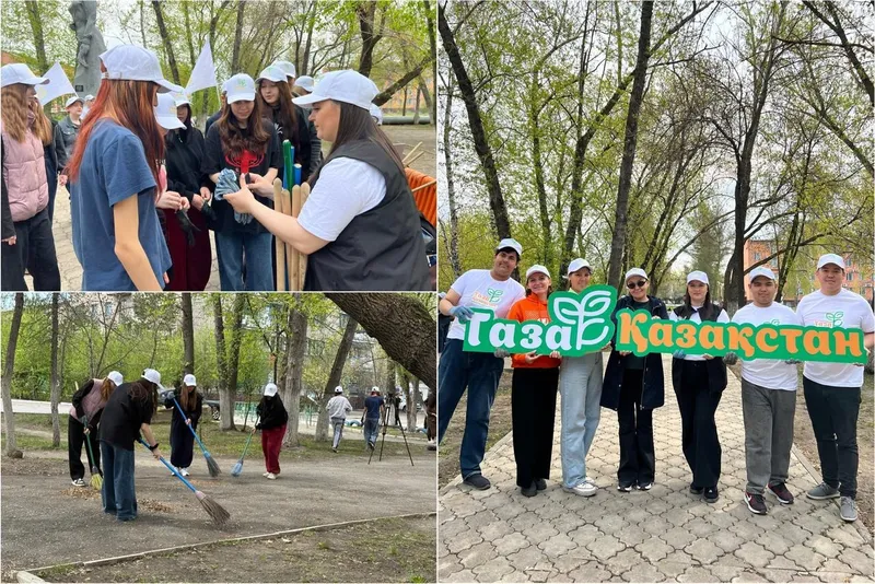 Акция "Чистый памятник – чистая память", фото - Новости Zakon.kz от 29.04.2026 16:27