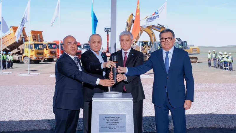 Самрук-Энерго начал строительство ветровой электростанции, фото - Новости Zakon.kz от 30.04.2026 15:32