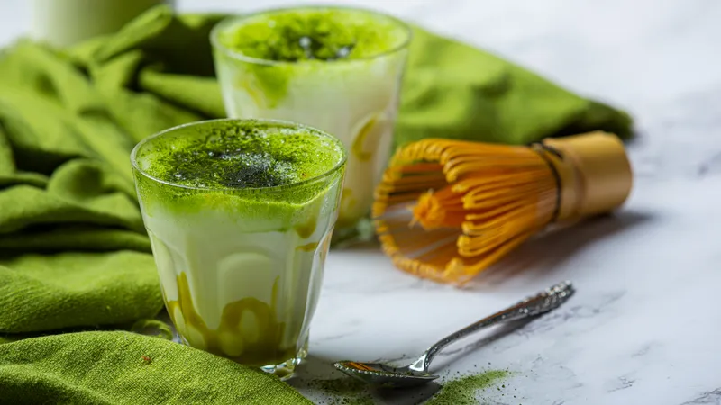 напиток из матчи, фото - Новости Zakon.kz от 30.04.2026 19:56